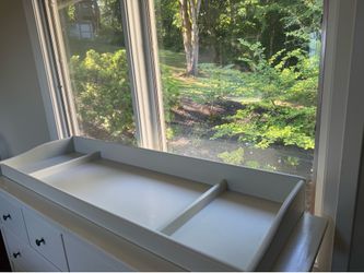 Diaper changing table topper pottery barn