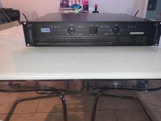 Samson s500/ 250w x 2 channel power amplifier