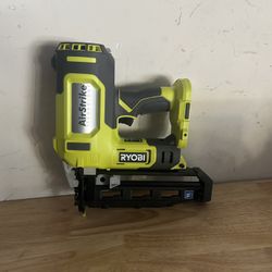 Ryobi 18V Straight Finish Nailer Tool Only Like New Condition 