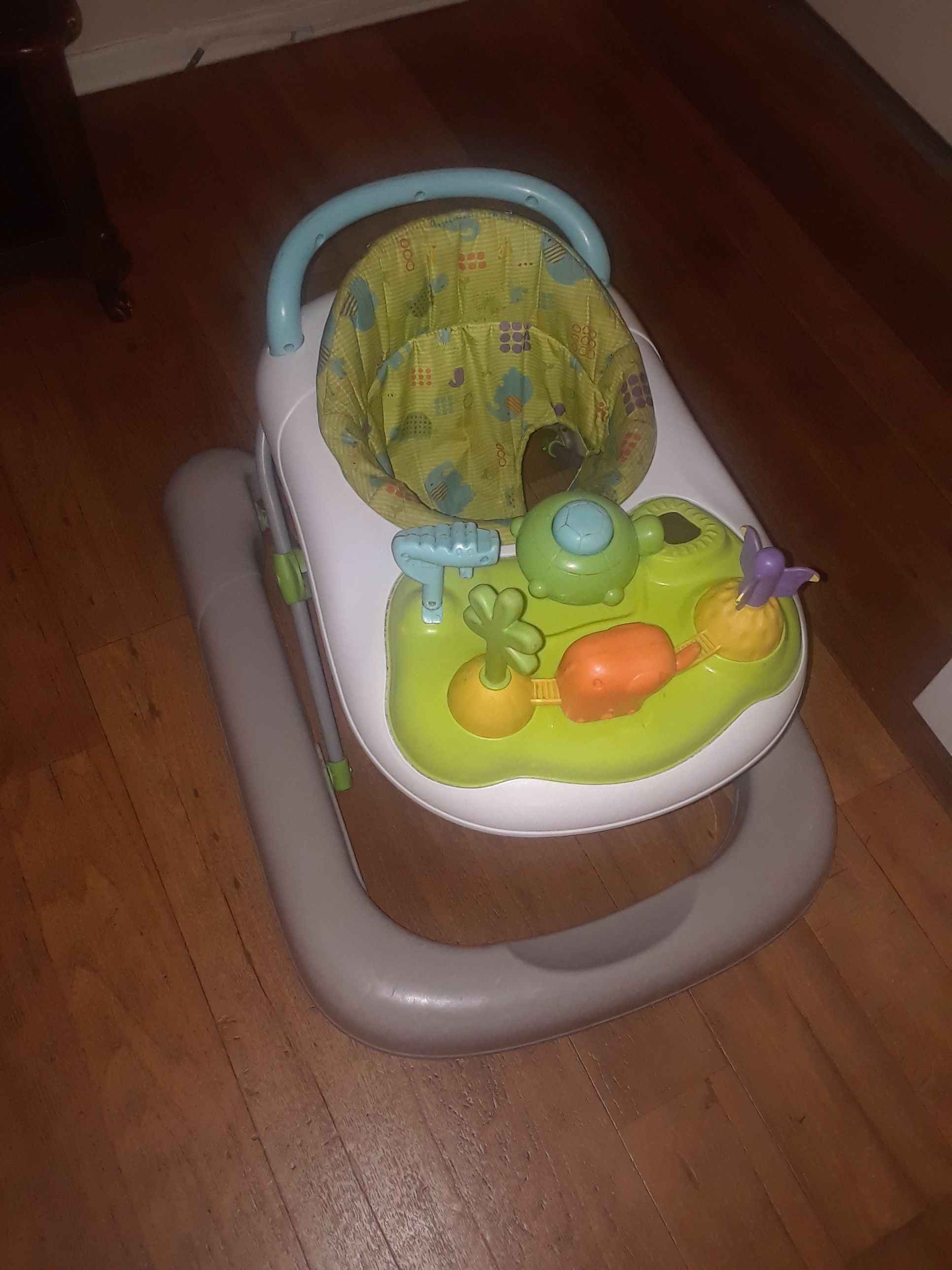 Green and white activity Walker