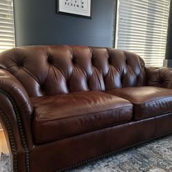 Thomasville Leather Couch