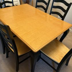Kitchen Table And 6 Chairs Bassett