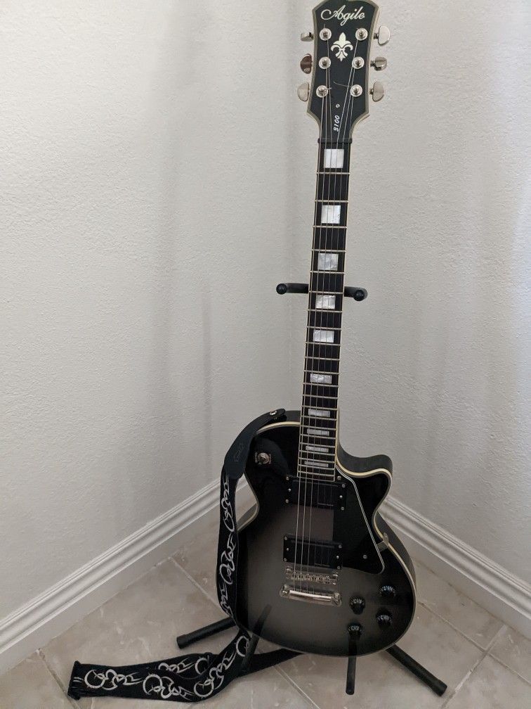 Agile AL-3100 Silverburst Electric Guitar