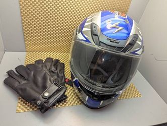 Scorpion EX0 Dogfight Edition LARGE helmet PLUS Motorcycle Cover