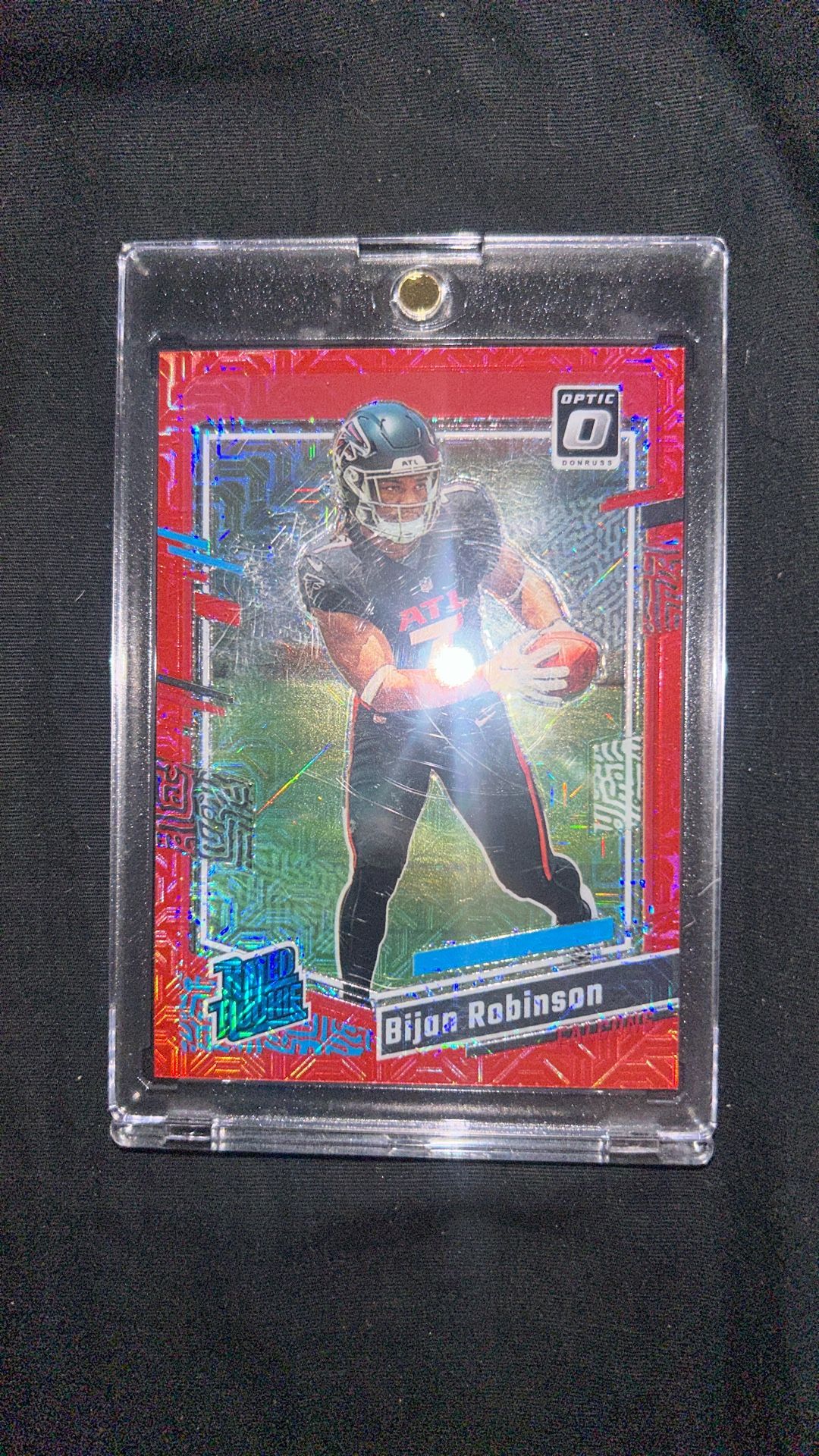 Bijan Robinson 2023 Donruss Optic Rated Rookie Football Card
