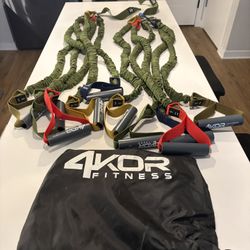 4KOR Fitness Elite Forces 5-Level Resistance Cord Strength System