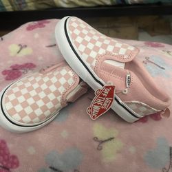 Vans ( Pink Checkerboard ) 