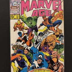 Marvel Age #12 (1984) - 1st ever Spider-Man black suit appearance!