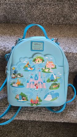 Loungefly Disneyland 65th Anniversary Convertible Mini Backpack