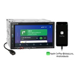Android auto and Apple CarPlay, YOUTUBE PLAY BACK pioneer double din car stereo with installation