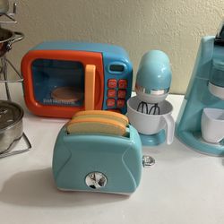 Bundle of Kids Kitchen Toys and Accessories