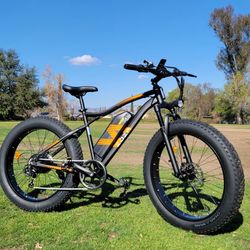 Fat Tires Mountain Electric Bike