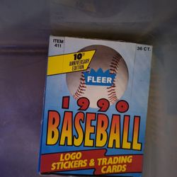 1 Unopened Box 1990 Fleer Cards