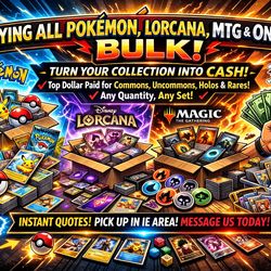 Trading Card Collections – Pokémon, MTG, Lorcana, One Piece