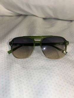 Green Sun Glasses