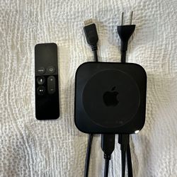 Apple TV 4th Generation, Remote, HDMI Cable and Power