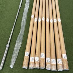 8 New Premium Olympic Bars