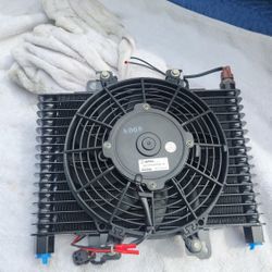 Engine oil or transmission cooler