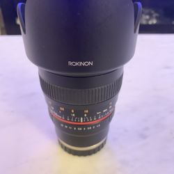 Rokinon F1.4 50mm For Sony