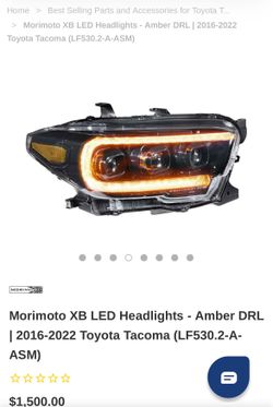 Morimoto XB LED Headlights - Amber DRL | 2016-2022 Toyota Tacoma