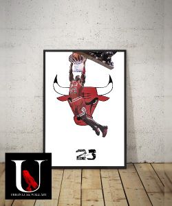 Big 24x36 Framed Art Print - Micheal Jordan 