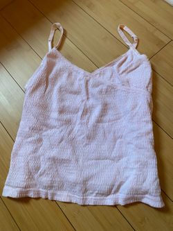 Juniors no boundaries pink v neck tank top size xl (15)