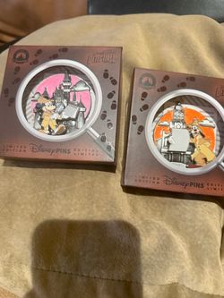 Disney Daring Detectives Goofy or Mickey  Mini Jumbo LE 4000 Pin