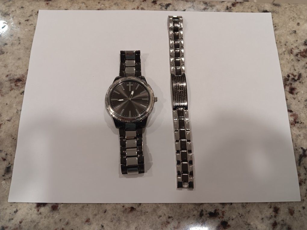 Watch and Bracelet For Men