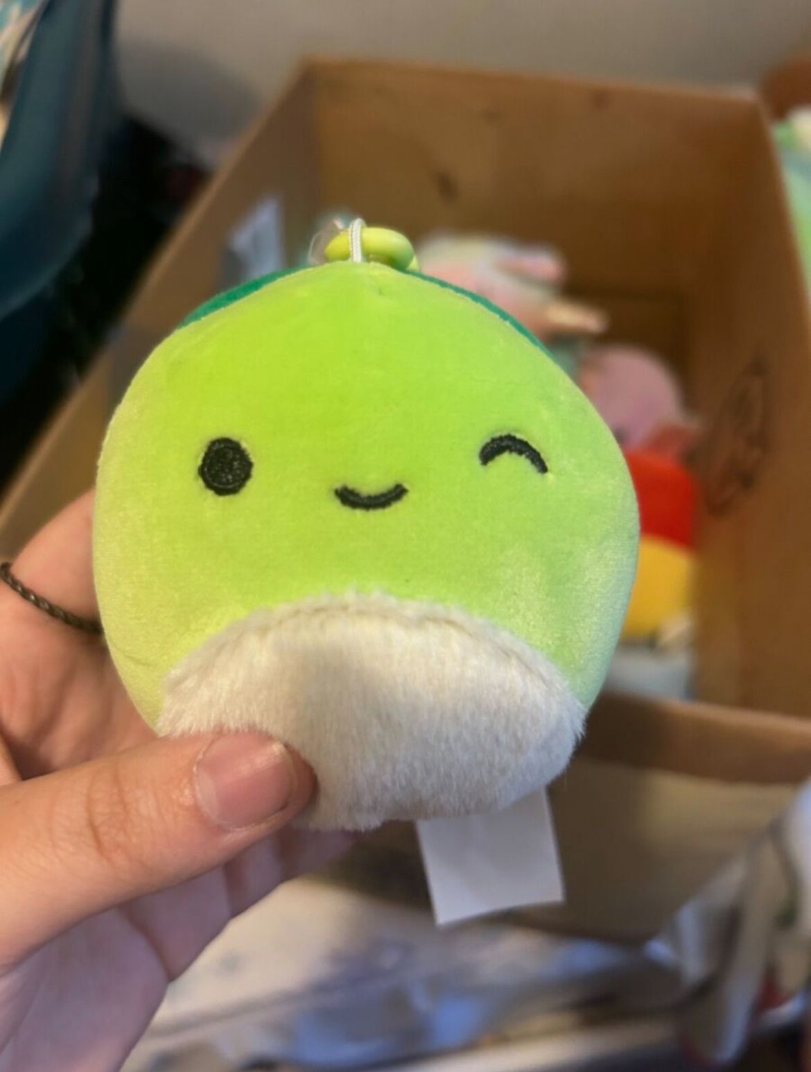 henry the turtle squishmallow keychain