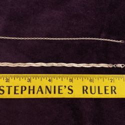Sterling Silver 8” Bracelets