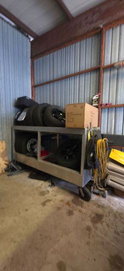 Aluminum tire rack