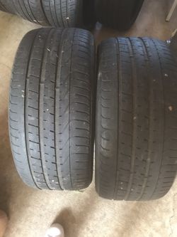 Tires. Pirelli 265/35R20. ONLY 2
