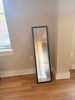 Full-Length Floor Mirror Black Frame