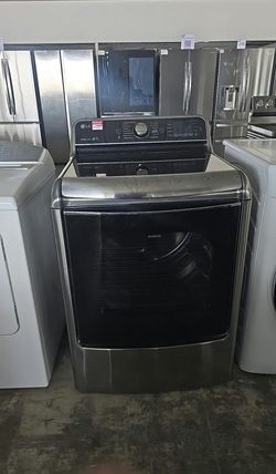 LG Front Load Electric Dryer – Graphite Steel, EasyLoad Door