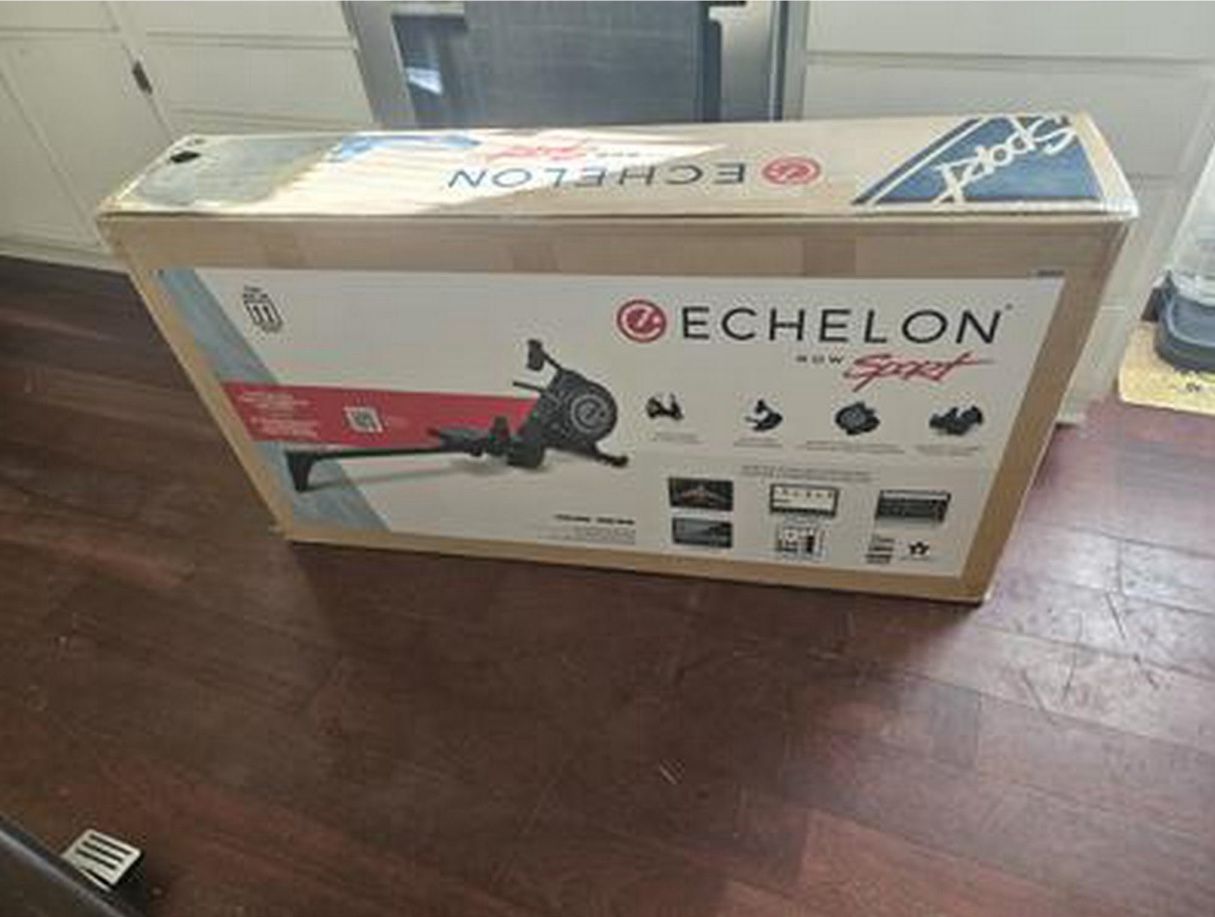 Echelon Sport Exercise Rower with 32 Levels of Magnetic Resistance with 90 Day Free Membership