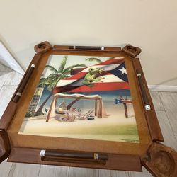 Puerto Rican dominoes table accepting offers