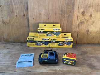 Dewalt Battery 6 AH 20v/60v And Charger 6 Amp