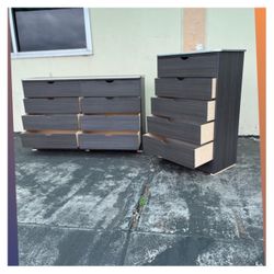 5 and 8 drawers dresser/ Five and eight drawers dresser