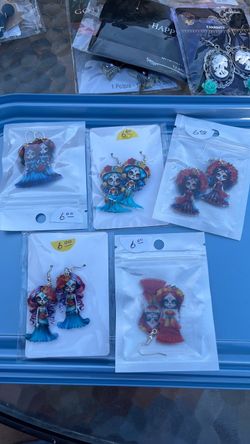 Day of the Dead Catrina earrings