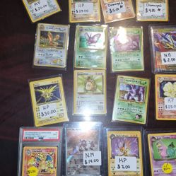 Vintage Pokemon Cards Lmkk
