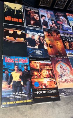 36 vhs movie bundle all for $35