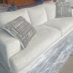 Ashley Soletren Sofa Couch (in color Stone /off-white)