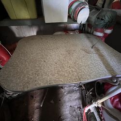 Vintage  chrome table with 4 chairs