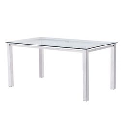 Glass Top Dining Table 