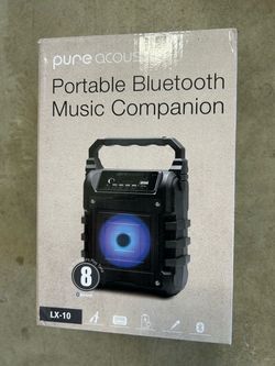 New in box Pure Acoustics LX-10 Portable Bluetooth Speaker