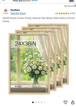 NATURAL OAK WOOD FRAMES