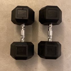 50 LB Dumbbells