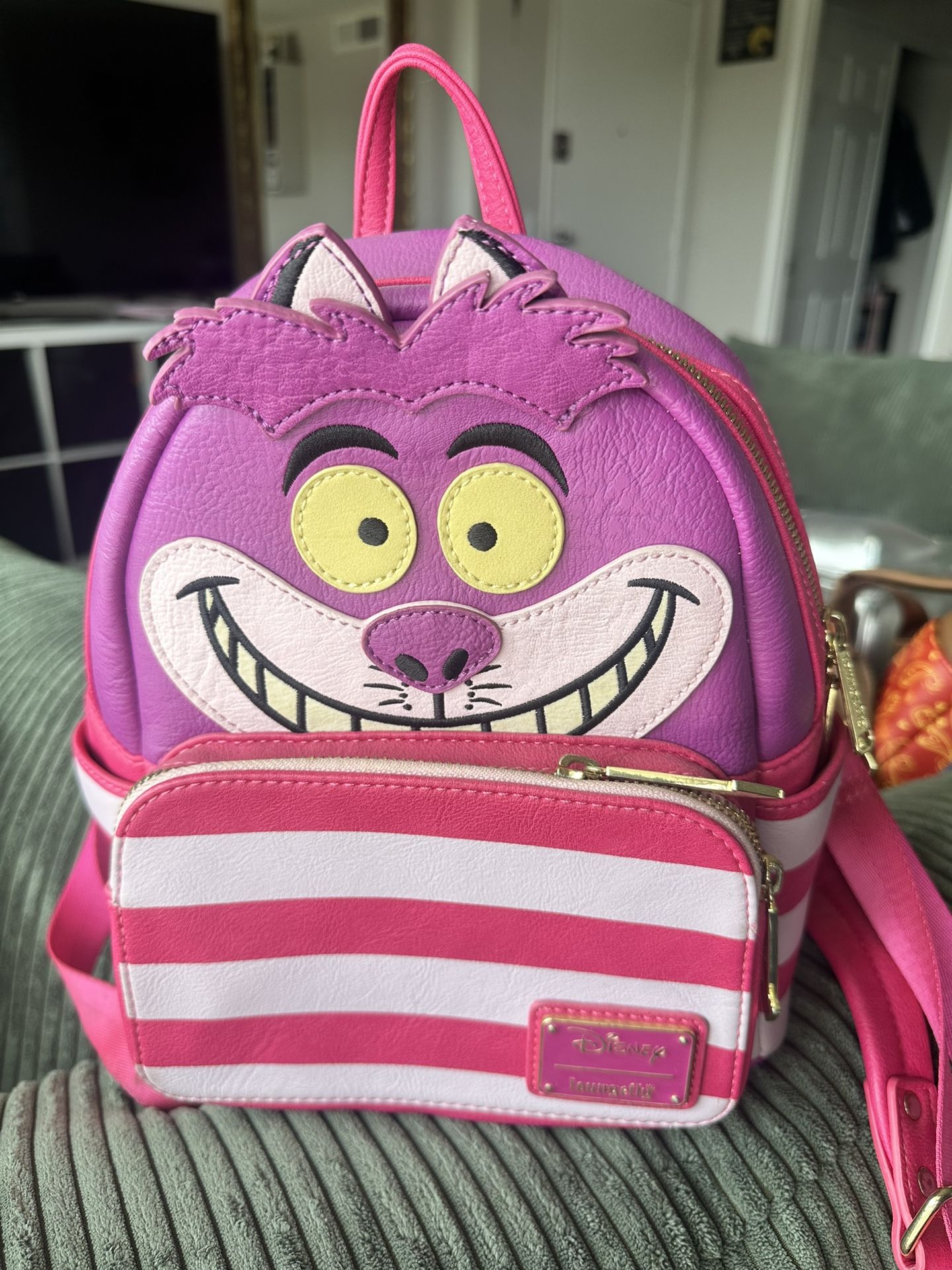 Loungefly Disney Alice In Wonderland Cheshire Cat Mini Backpack