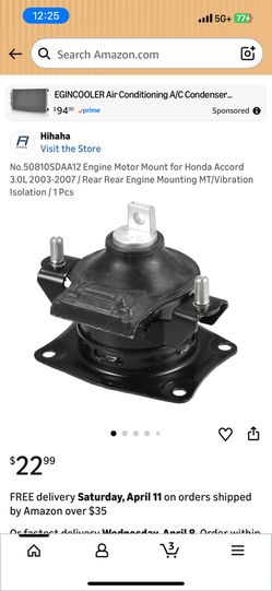 Honda Motor Mount 2003 To 2007
