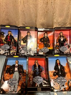 Harley-Davidson Barbie & Ken Doll Collection (7 Boxes)